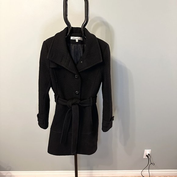 Kenneth Cole Ladies 3/4 Length Boucle Coat - Picture 1 of 6